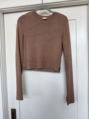 Abercrombie & Fitch Dusty Mauve Crewneck Sweater